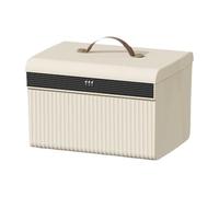 Boîte de rangement verrouillable, grande boîte à code à combinaison, poubelle à double couche, décoration de bureau pour espèces, portefeuille, passeport, articles personnels, maison
