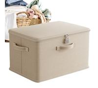 Boîte de rangement verrouillable - Non tissée, serrure à combinaison, lavable | Boîtes de rangement verrouillables, conteneurs en vrac pour médicaments, boîtes de rangement pliables pour vos objets