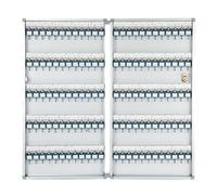 Boîte de rangement verrouillable pour clés en alliage d'aluminium - Système de gestion des clés et nizer pour les écoles, l'immobilier et les bureaux - Solution sécurisée pour armoire à clés (taille