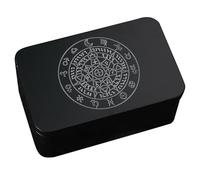 Boîte de rangement vide en métal pour cartes de jeu, tarot, cartes de jeu, tarot, jeu de tarot