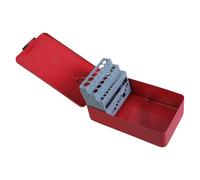 Boîte de rangement vide pour forets - Petit distributeur d'embouts pour une gestion efficace des outils et une portabilité - Organisateurs torsadés