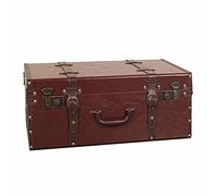 Boîte de Rangement Vintage en Forme de Valise, Marron, pour vitrine ou Accessoires Photo, 60 x 40 x 25 cm