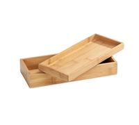 Boîte de rangement - WENKO - Terra - Bambou - Marron - 24x5,5x10 cm