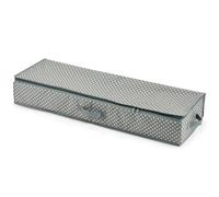Boîte de rangement - ZELLER - Coffret papier décoratif - Gris - Carton - Pratique pour scrapbooking