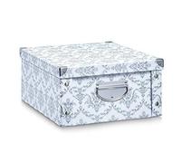 Zeller Present – Boîte de rangement 17973 Vintage – Carton noir 40 x 33 x 3 cm