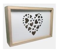 Boite de rangement - ZEP - Bois - 21.5x14.5x5 cm - Pour photos 10x15