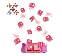 Boîte de rebondissement pliable pour Saint-Valentin - Fournitures de demande en mariage - Enveloppe rouge légère, confession d'anniversaire, remise de diplôme, époux de mariage, petite amie, épouse