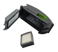 Boîte de rechange pour bac à poussière en plastique robuste de grande capacité et filtre, compatible avec les robots aspirateurs E5, E6, E7, i1, i3, i4, i6, I7, i8 Plus, facile à installer et à