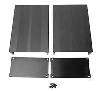 Boîte de Refroidissement en Aluminium Boîtier de Bricolage électronique Boîtier de Protection de Dissipation de Chaleur pour Les Projets de Circuits imprimés Noir Mat 55 x 106 x