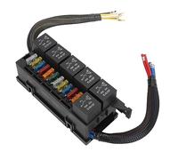 Boîte de Relais, Boîte de Relais de Fusible à 4 Broches d'installation Facile pour Automobile