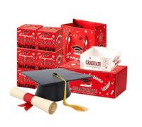 Boîte de remise de diplôme pour cartes - Boîte à souvenirs pop-up | Boîte de remise de diplôme, pour lycée, université, étudiant, enseignant, fête, fête, décoration de cérémonie