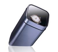 Boîte de remontage pour montre - Boîte de rangement créative en aluminium pour montre unique alimentée par piles, silencieuse, moteur silencieux, résistant à la poussière