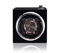 Boîte de remontage Spinner Remontoirs de Montres - Classique Automatique Mécanique Montre Moteur Shaker Rouge Orange Noir Mini Dispositif de Remontage de Montre Unique Support de Montre Affichage