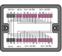 Boîte de répartition série (connecteur réseau) 899 WAGO 899-631/405-000 25 A noir 1 pc(s)