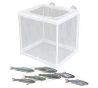 Boîte De Reproduction De Poisson - Récipient De Reproduction D'aquarium Avec Tissu Réseau | Station De Reproduction Avec Aspiration | Boîte De Séparation Pour Les Jeunes Poissons, Incubateur Pour L'él