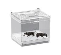 Boîte De Reproduction D'insectes, Enceinte D'araignée Jumping 10.2x9.0x9.0cm, Habitat De Bacs D'alimentation, Conteneur D'affichage Ventilé, Projet De Science De L'éducation, Salon Extérieur Du Campin