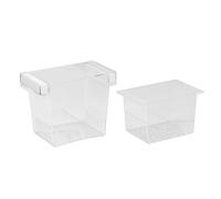 Boîte De Reproduction pour Aquarium - Boîte D'élevage en Maille pour Bassin - Incubateur De Frayères pour Crevettes Betta Guppy Poissons Anges Adaptation des Alevins