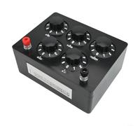 Boîte de résistance 0-9999,9 Ohm réglable 5 gammes Bakélite Outil pédagogique pour expérimentation physique et vérification de la loi Ohm
