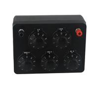 Boîte de résistance à décennie variable, 0 à 9999,9 Ω avec 5 gammes commutables (1000/100/10/1/0,1 Ω), boîtier, puissance nominale 0,5 W