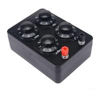 Boîte de résistance J2362 0-9999 Ohm - Boîte de décennie variable - Résistance réglable pour l'enseignement de l'électronique - Tests en laboratoire - Utilisation éducative