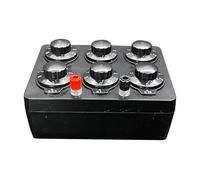 Boîte De Résistance Professionnelle 0-099999.9 Ω Variable 6 Résistance Réglable Physique Aide À L'enseignement La Pour L'expérience Du Laboratoire