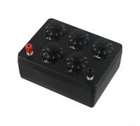 Boîte de résistance variable de décennie 0-9999,9Ω Kit de résistance pour tests en laboratoire et éducation - Boîtier en bakélite 5 gammes UK