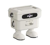 Boîte de routeur - Organisateur de stockage WiFi, couvercle de bureau de robot, conception moderne élégante, matériel solide solide, gestion des câbles du réseau supérieur réactif, étude de chambre à