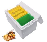 Boîte de ruche à abeilles - Château d'abeille en mousse isolante, accessoire de jardinage pour la récolte, la ferme, l'accouplement de miel, l'élevage vivant, le jardin, la terrasse, l'hiver