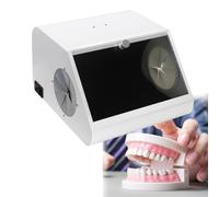 Boîte de sablage, collecteur de poussière dentaire professionnel, collecteur de poussière de sablage de laboratoire avec source lumineuse LED 5500K, adapté à l'absorption de la poussière de sablage