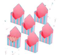 Boîte de Saint-Valentin - Enveloppes de rangement, boîte cadeau pour bouquet | Panier en papier pliable à faire soi-même, grande capacité pour anniversaire, festival, nourriture, chocolat, collation