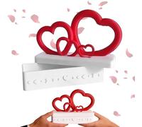 Boîte de Saint-Valentin, organisateur de rangement décoratif pour les jours fériés - Boîte de Saint-Valentin en forme de cœur avec couvercle - Pour rendez-vous, anniversaire, festival, fête, bonbons
