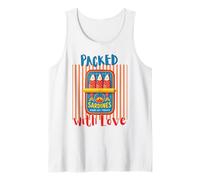 Boîte de Sardines rétro avec Inscription « Packed with Love » Débardeur
