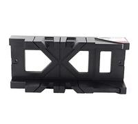 Boîte de scie à onglets en plastique ABS pour bois, gypse et carrelage - Guide de coupe multi-angle avec fentes de 0 à 45 et 90 degrés - Boîte à onglets manuelle en plastique