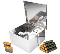 Boîte de Séchage d’Algues avec Lampe Chauffante Réglable - Chambre en Acier Inoxydable Alimentaire, Pieds en Silicone et Contrôle de Température Progressif pour Nori, Légumes et Sushi Croquants Small