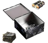 Boîte De Séchage D’Algues, Conteneur À Nori Avec 3 Ampoules Chauffantes, Température Réglable Pour Nori Croquant, Sushi & Snacks, Déshydrateur D’Algues Avec Pieds Isolants En Silicone L