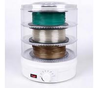 Boîte de séchage filament dimprimante 3D, déshydrateur avec température réglable de 35 à 70 °C, flux dair à 360°, capacité de 3 bobines, fonctionnement silencieux la maison et latelier.