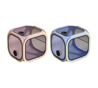 Boîte de séchage pour animal domestique, cage de toilettage fermée, cabine de séchage anti-poils, 50 x 50 x 50 cm, pliable, pour chat, chien, bain, séchage après bain