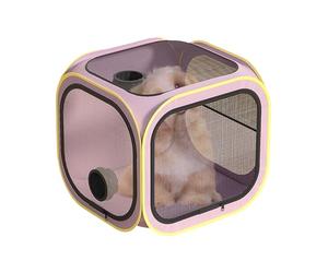 Boîte de séchage pour animaux Cabine sèche-chien anti-poils volants
