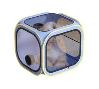 Boîte de séchage pour chat - Cage sèche pour chiens et chats - Boîte de toilettage portable avec protection contre le vol de fourrure pour chats et chiens