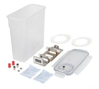 Boîte de séchage pour filament d'imprimante 3D avec affichage de l'humidité | Support de rangement hermétique pour bobines de 1 kg de 52 à 70 mm | Étui étanche transparent avec double joint et