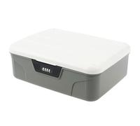 Boîte de Sécurité à Code Verrouillable, Boîte de Rangement Verrouillable en Plastique pour Médicaments, Téléphone, Snacks, Réfrigérateur, Famille, Bureau(33x22.5x12cm)