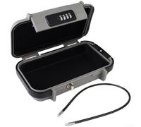 Boîte de sécurité de voyage portable avec mot de passe à quatre chiffres et bande d'étanchéité étanche pour téléphones, portefeuilles, passeports, bijoux et petits objets essentiels (B)