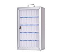 Boîte de sécurité murale pour téléphone portable avec poignée - Solution de rangement pour bureau, école et conférence - Support sécurisé pour appareils mobiles pour employés et visiteurs