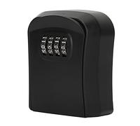 Boîte de Serrure à Combinaison étanche, Noyau de Serrure renforcé Résistant à l'usure, Large applicabilité, Boîte de Rangement étanche pour Clés, Durable pour Garage (Noir)