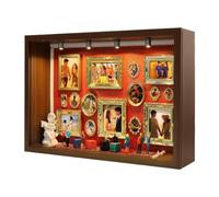 Boîte De Silhouette De Musée | Kit De Musée Miniature De Bricolage 3D De Nous | Souvenir Commémoratif Romantique | pour Les Femmes, Lui, Sa Mère, Les Couples, La Fête De Mariage, Fiançailles, L'an