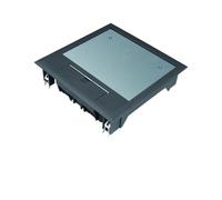 Boîte de sol 12 modules noire - GOULOTTE INSTALLATIO HAGER VQ06059005