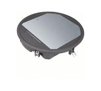 Boîte de sol ronde 24 modules diam 325mm encastrement diam 306mm noire (VR12059005)