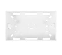 Boîte de Sol Visible 146 Type, Boîtier Encastrement Prise Renforcé | Plastique Blanc, Conception Épaisse et Simple, Installation Facile, Sécurité Électrique Protégée