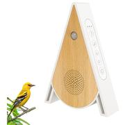 Boîte de son avec détecteur de mouvement - Avec minuterie et 4 chants d'oiseaux - Avec support mural - Pour toilettes, salle de bain, spa et moments de détente