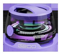 Boîte De Son Portable Vikefon G200, Bluetooth 5.3, Rgb, Aimantée, 7h, Support Mobile ¿ Violet